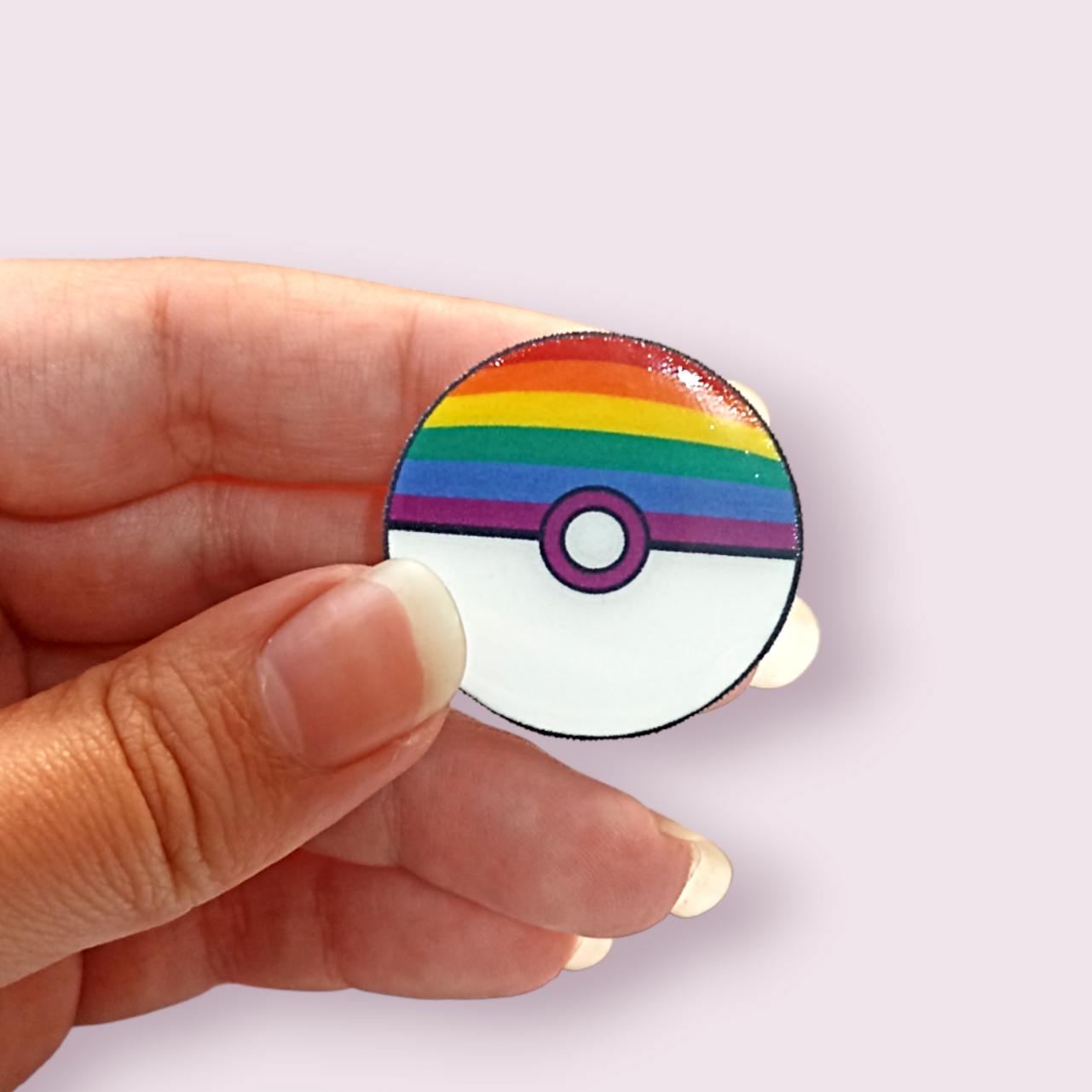 Pokémon Inspired LGBTQIA+ Pride Pin