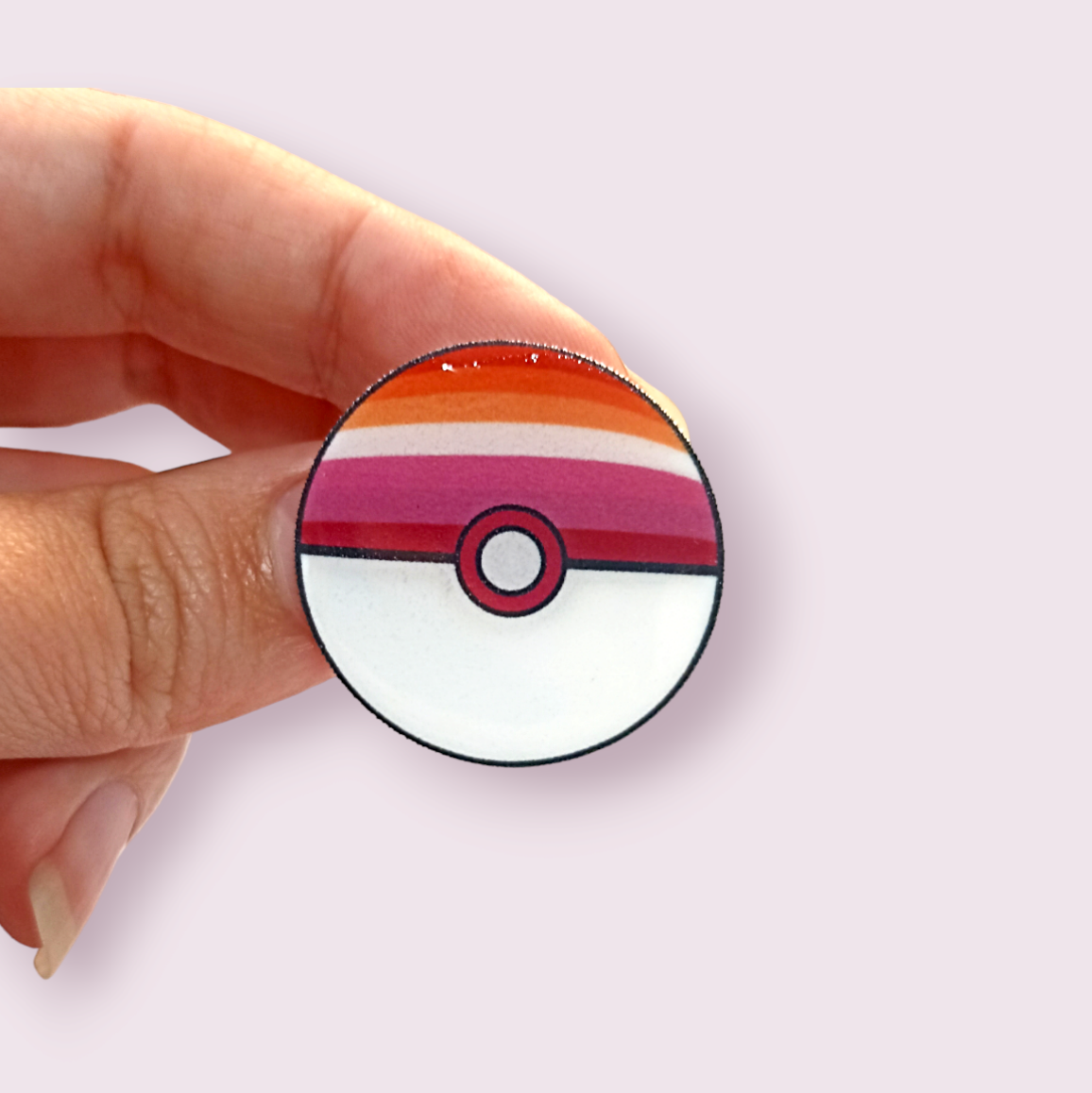 Pokémon Inspired LGBTQIA+ Pride Pin