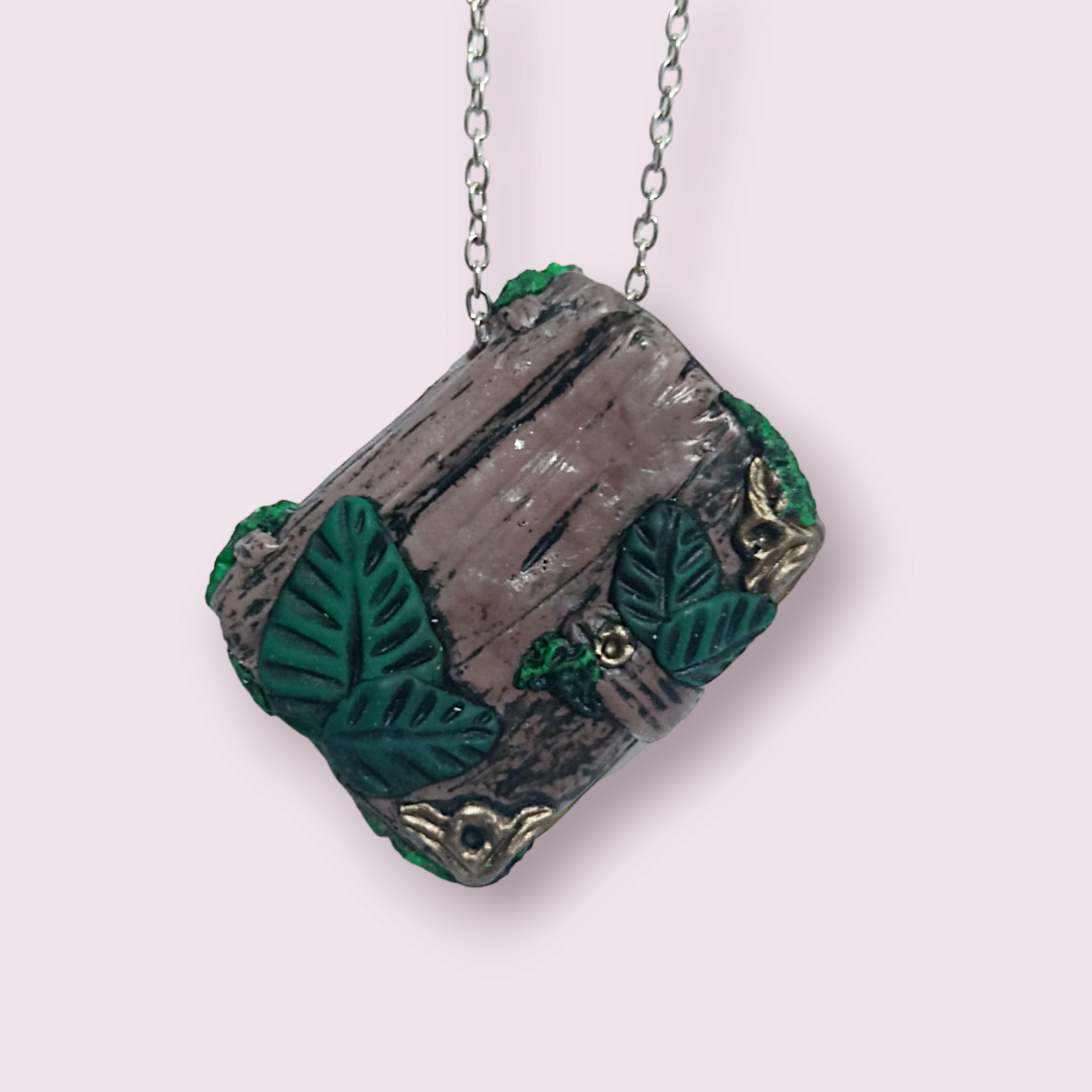 Forest Book Necklace
