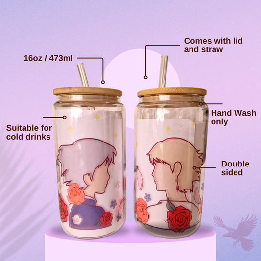 Howl's Moving Castle inspired Howl and Sophie Libby Glass