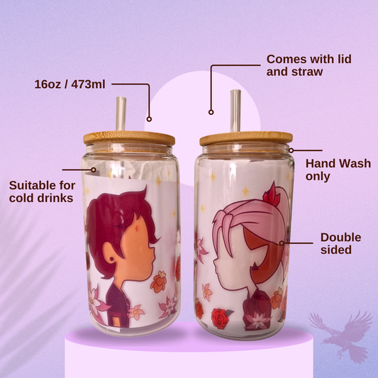 The Owl House inspired Luz and Amity Libby Glass