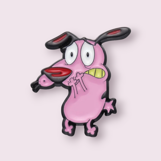 Courage The Cowardly Dog Inspired Pin
