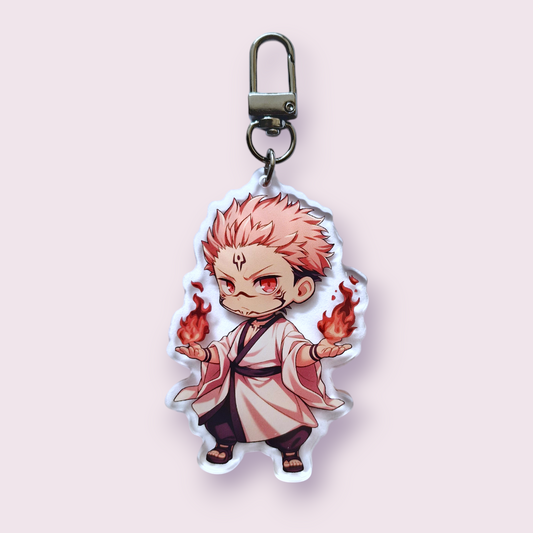New JJK Merch is here! This stunning double sided design is the start of a whole new range of acrylic keyrings. The artwork came out beautifully and I'm so thrilled to be able to launch these for you all to enjoy. Size roughly 7.7x5cm