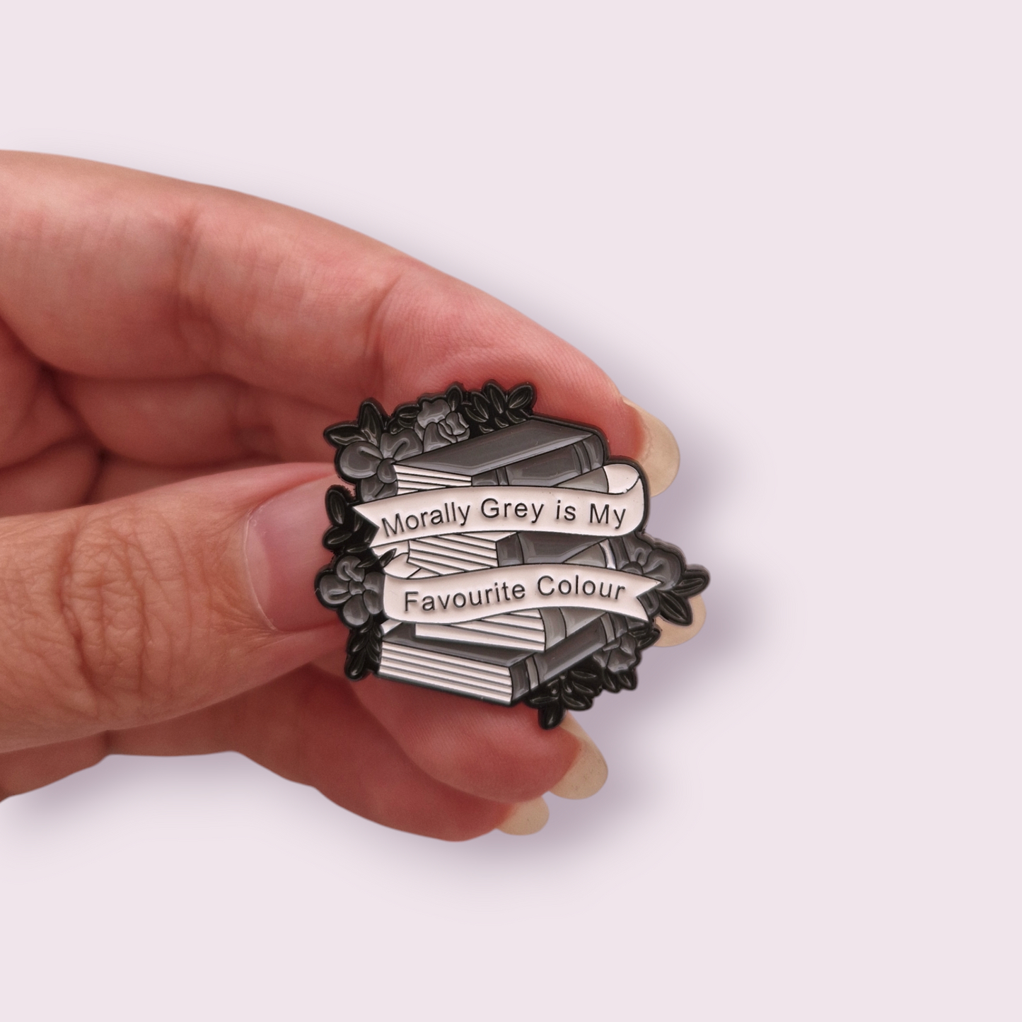 Morally Grey Pin