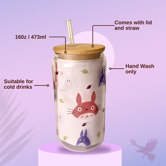 Totoro inspired Libby Glass