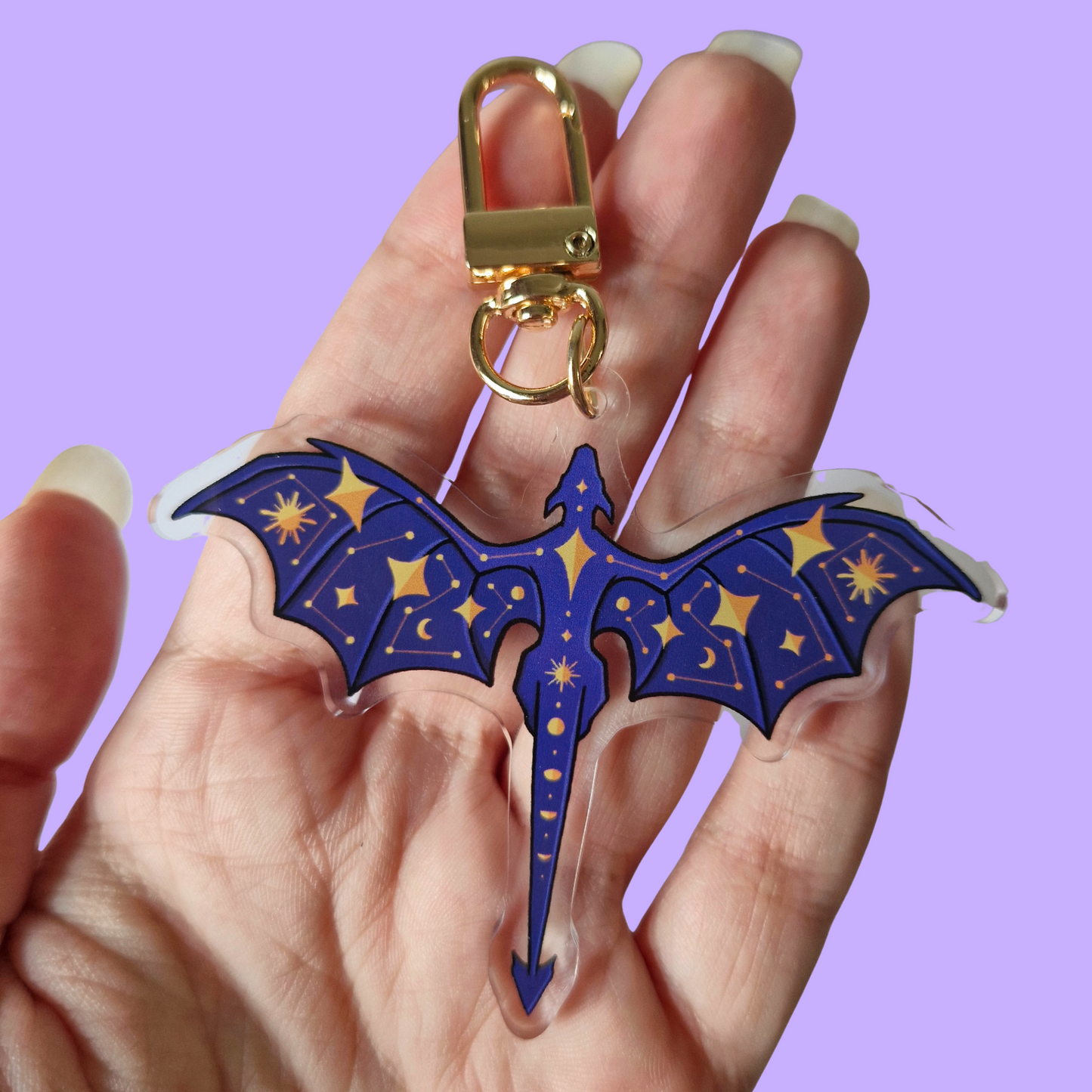 Star Dragon Keyring