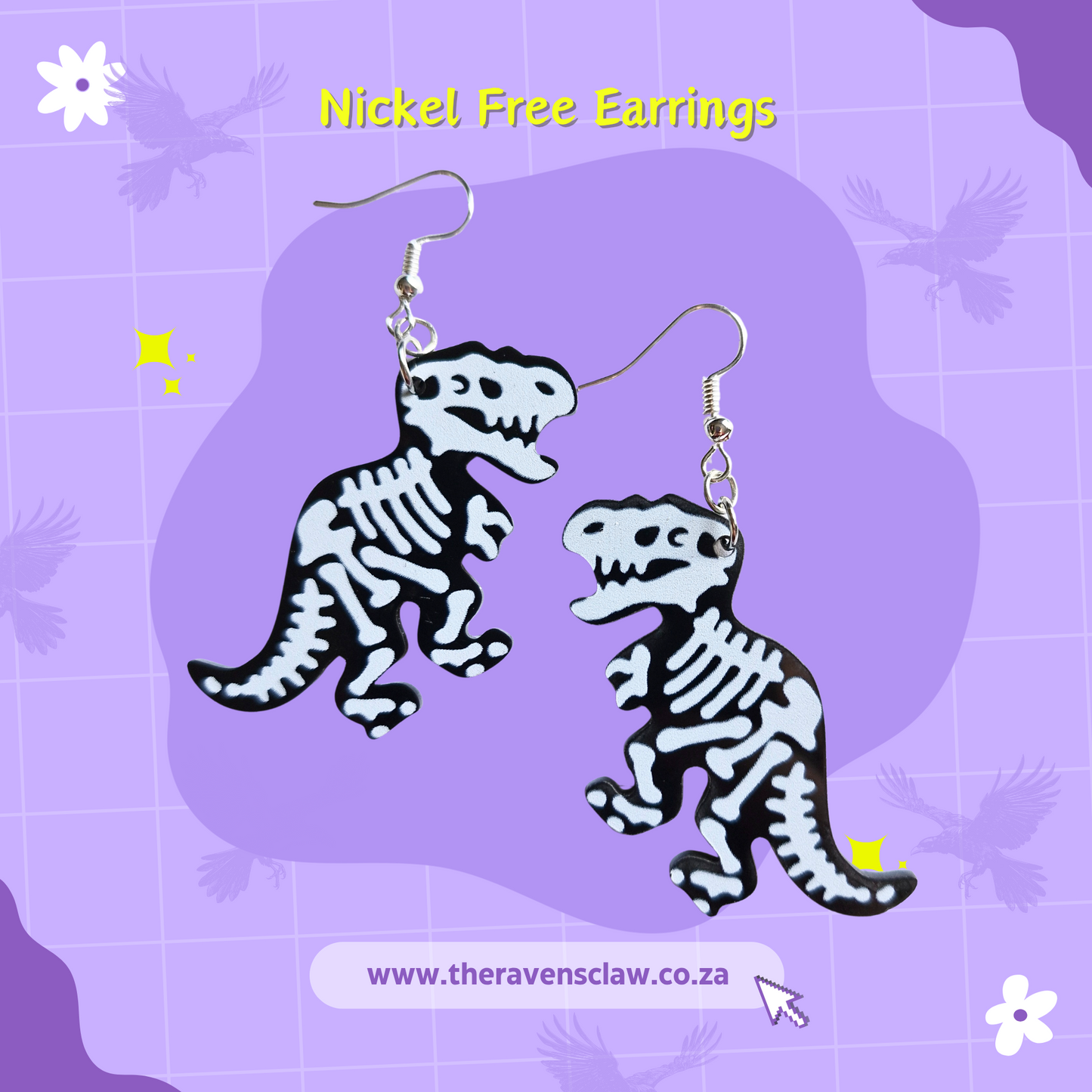 Dinosaur Earrings