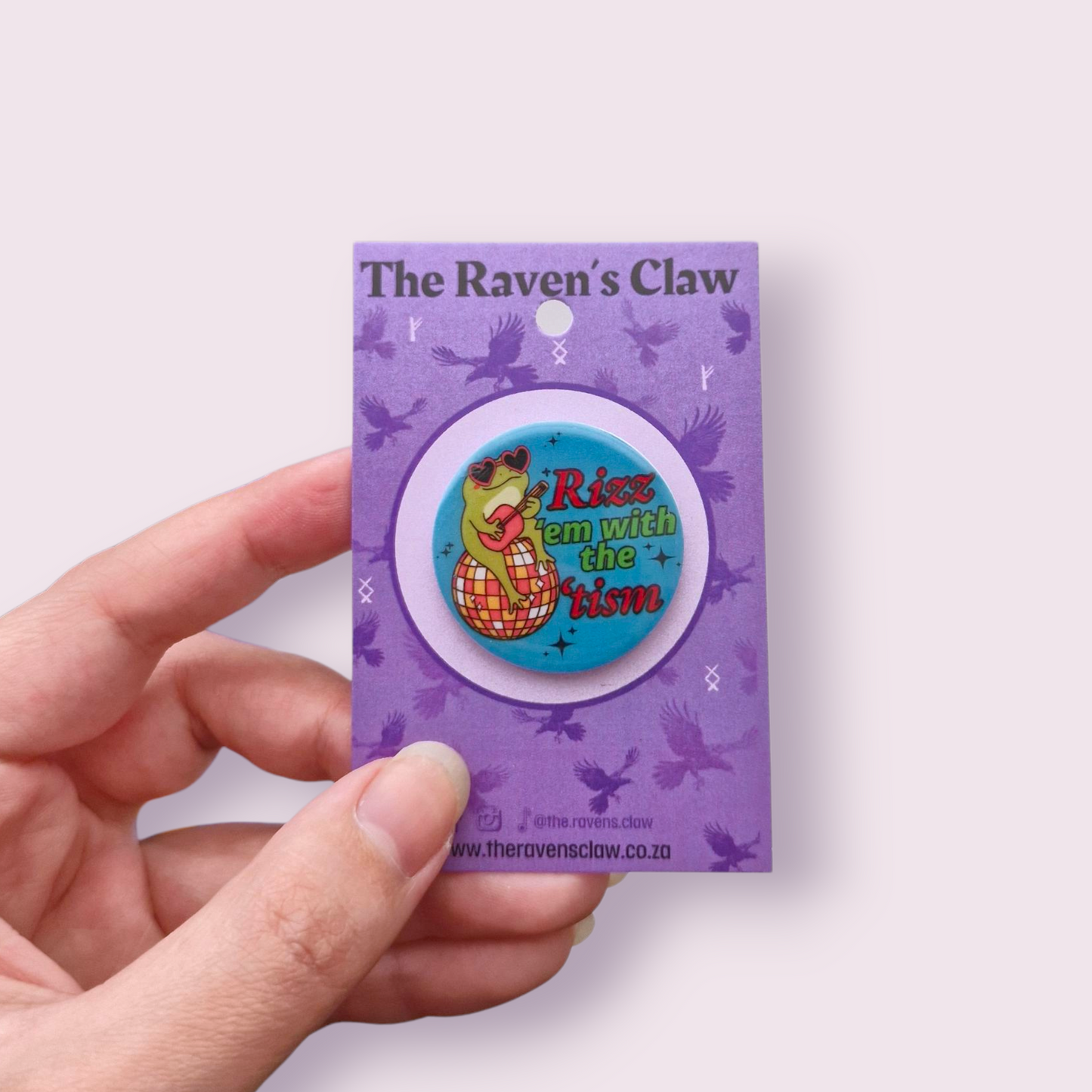 Frog Rizz Shrink Film Pin