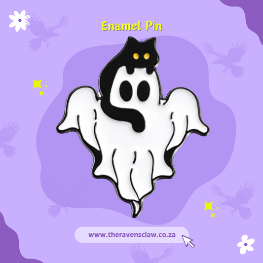Ghost and Kitty Pin