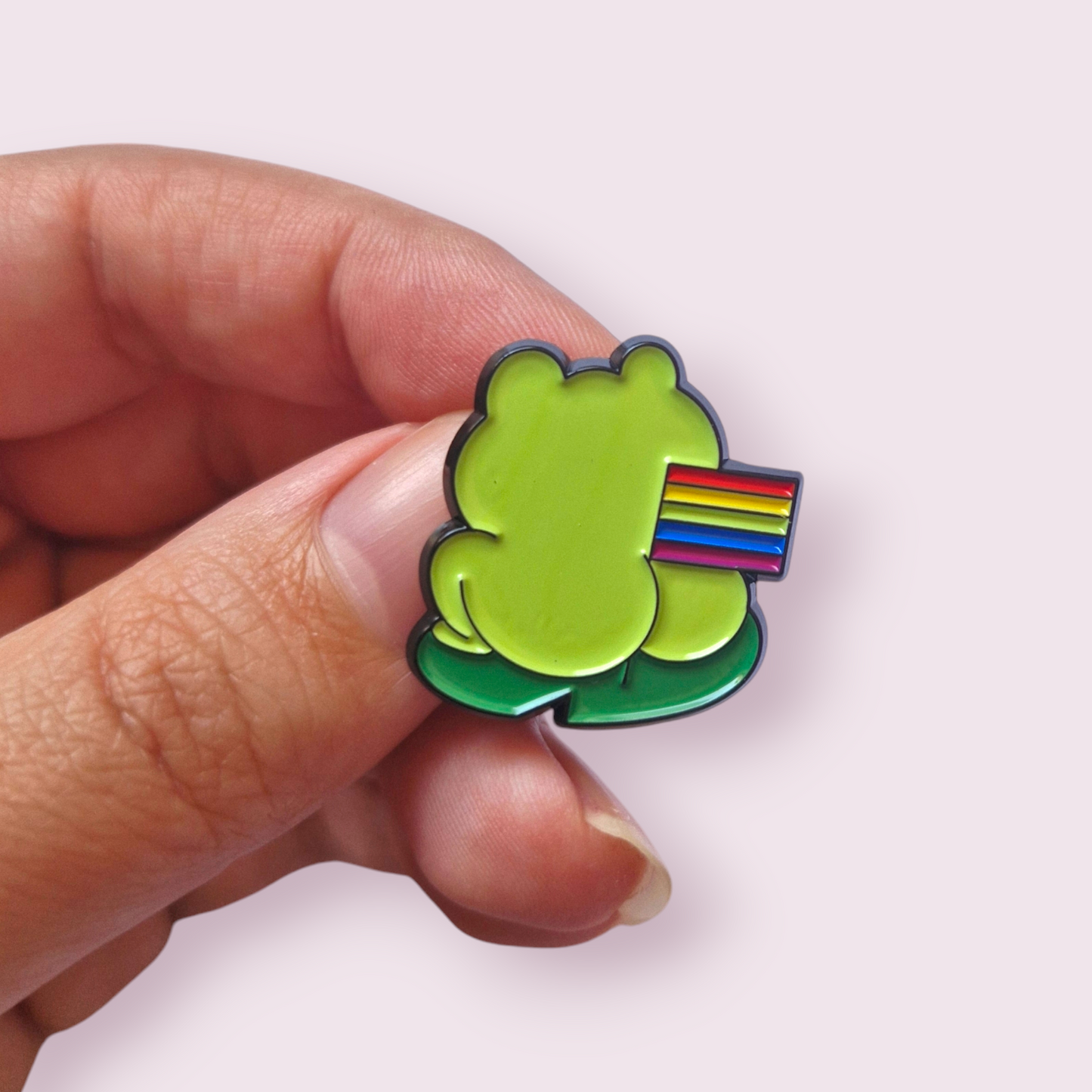 Gay Booty Frog Pin