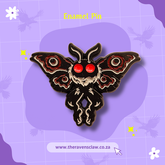 Mothman Inspired Pin