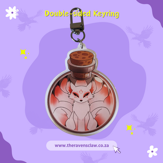 Kitsune Jar Keyring