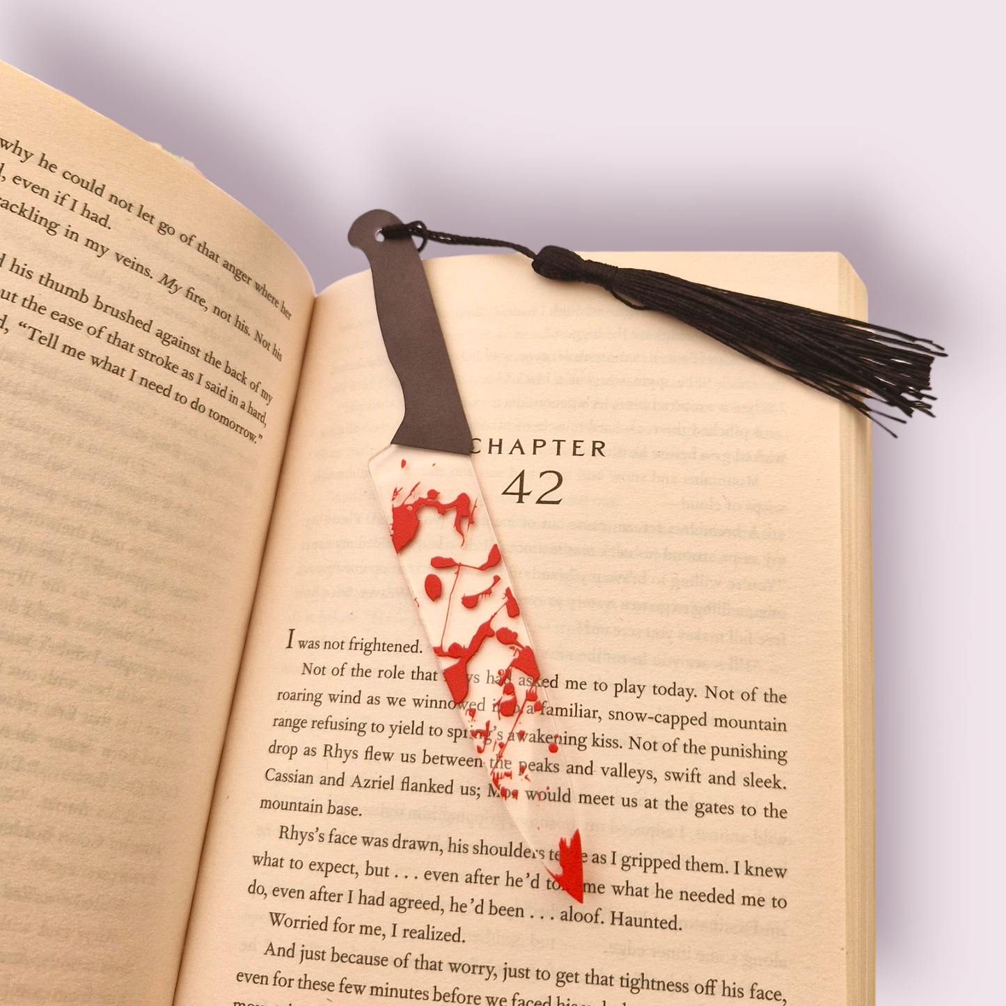 Bloody Knife Bookmark