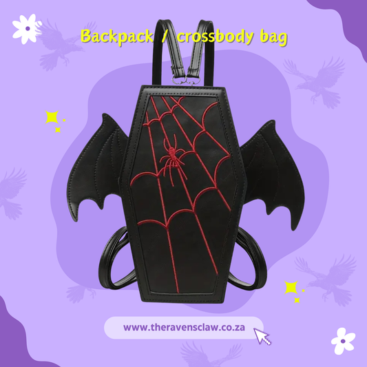 Batwing Coffin Spider Bag