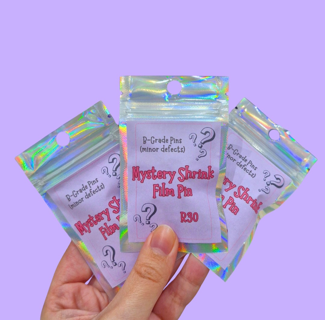 Mystery Pack B-Grade Shrink Film Pin
