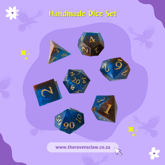 Sunken Shipwreck Handmade Dice Set