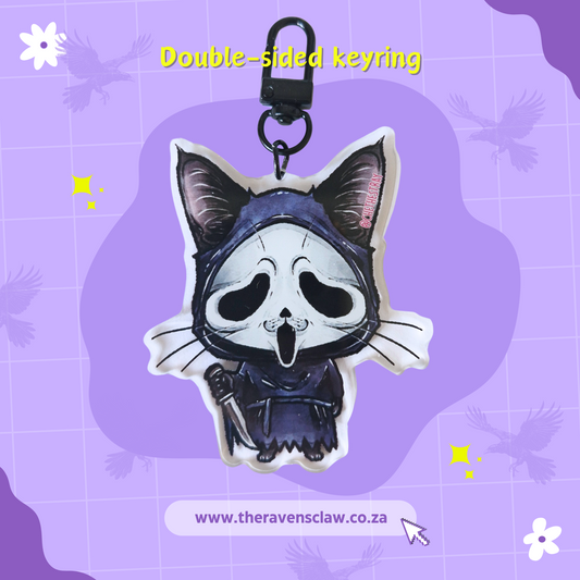 Scream Ghostface Cat Keying