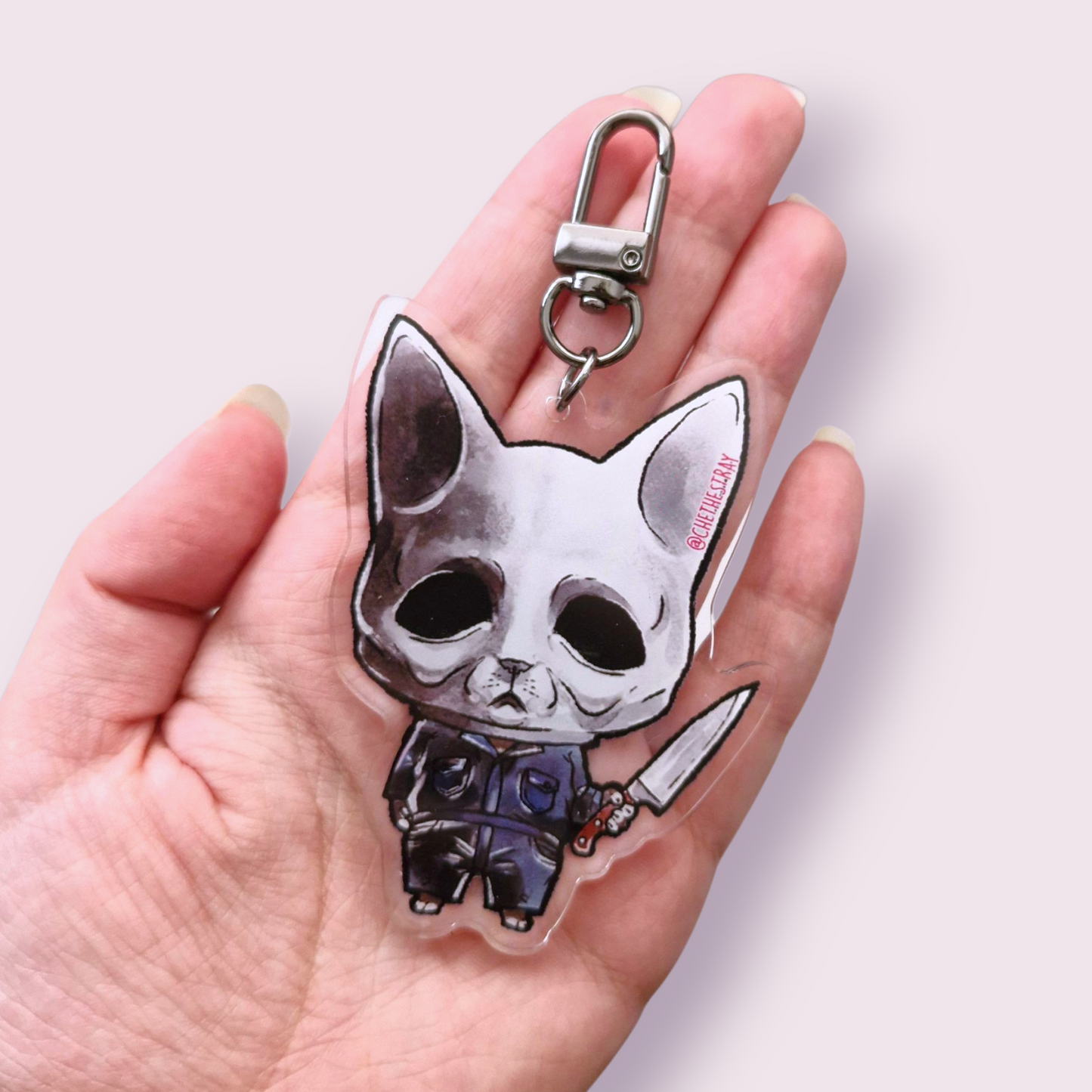 Halloween Michael Myers Cat Keying