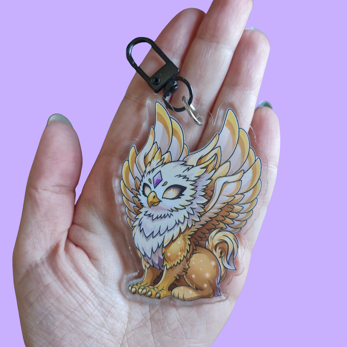 Cosmic Griffin Keyring