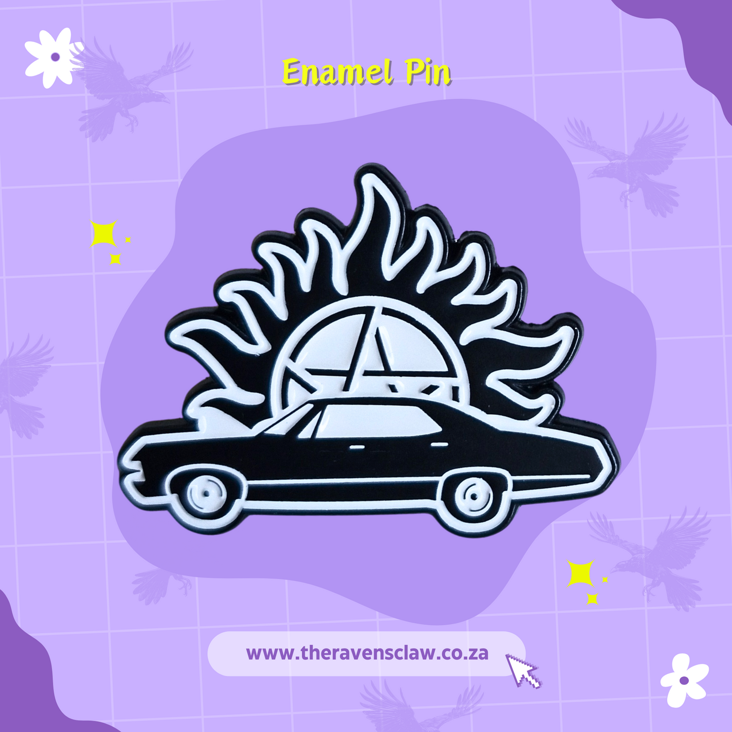 Supernatural Inspired Baby Pentacle Pin