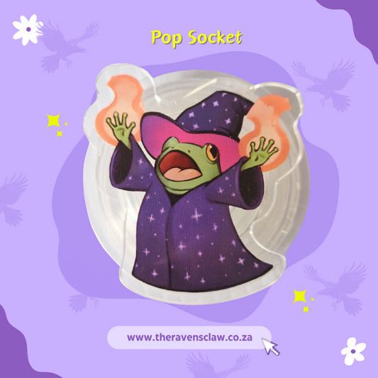 DnD inspired Wizard Frog Pop Socket