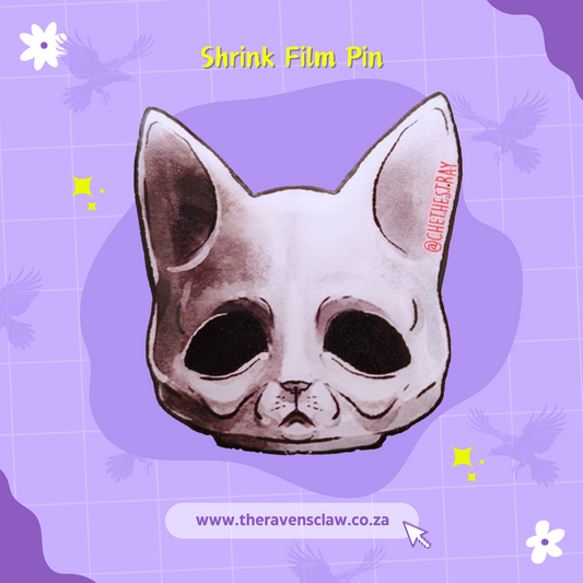 Halloween Michael Myers Cat Shrink Film Pin