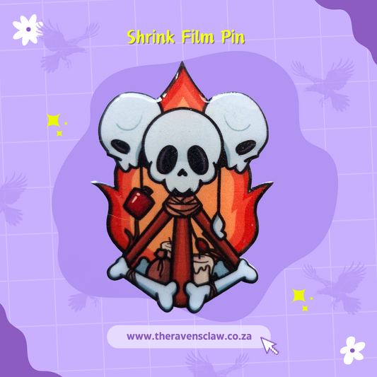 Dead By Daylight Inspired Hex Totem Shrink Film Pin