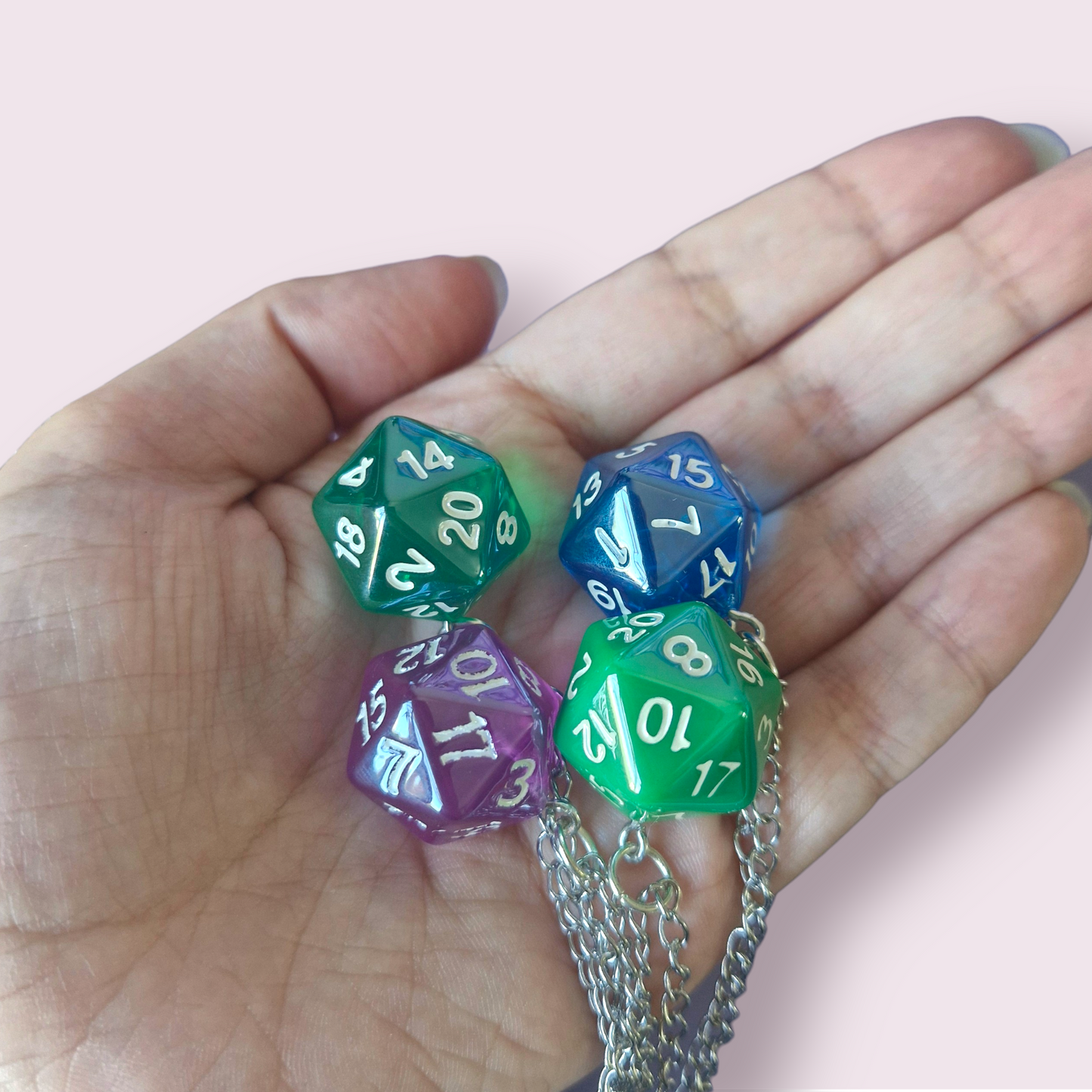 DnD D20 Dice Necklaces