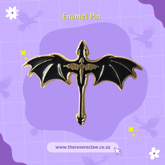 Fourth Wing Inspired Dragon Pin