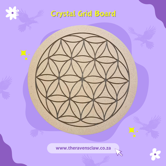 Flower of Life Crystal Grid Board