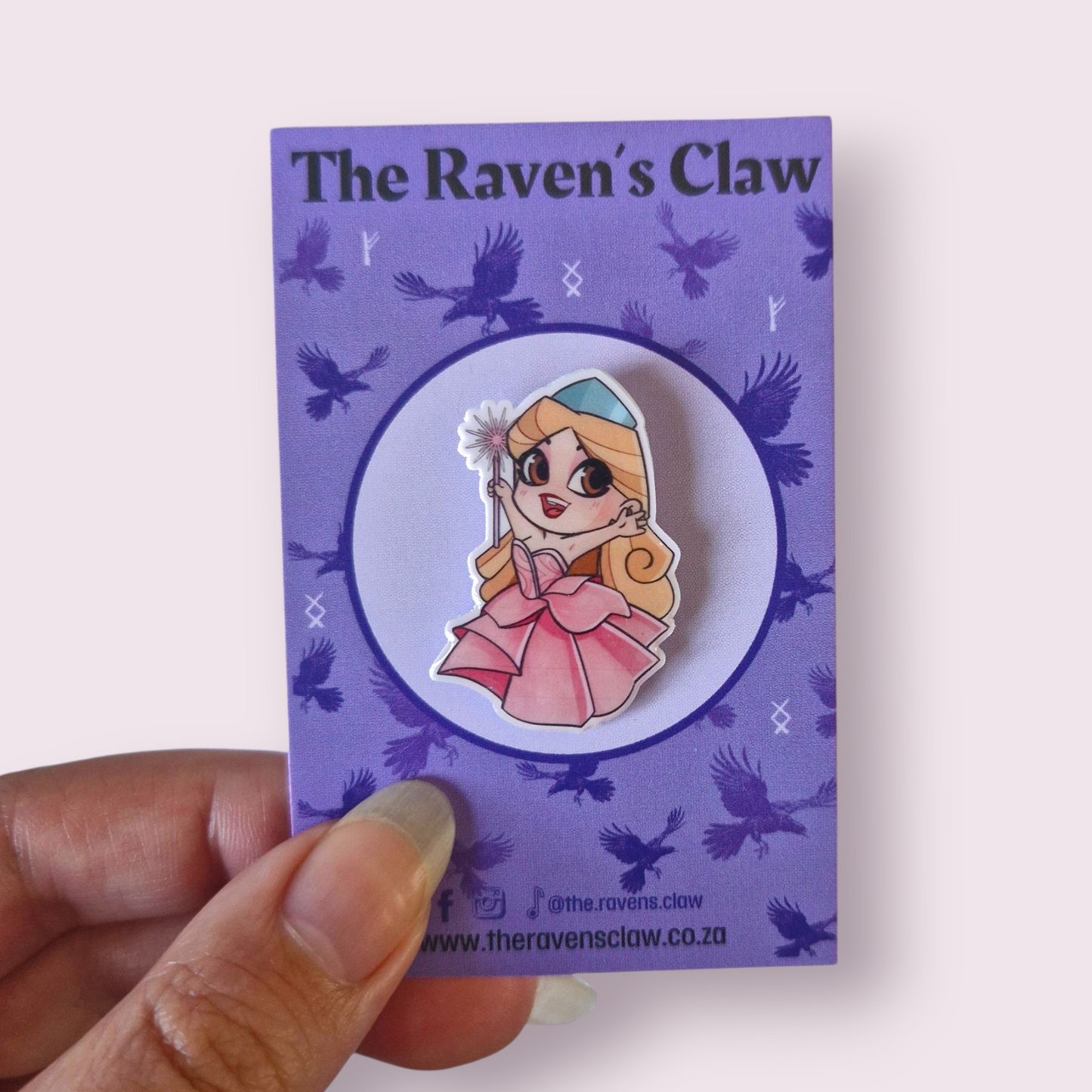 Wicked Inspired Glinda Shrink Film Pin