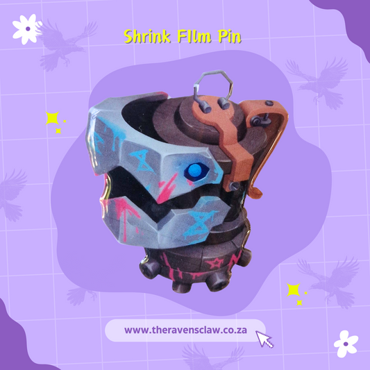 Arcane Inspired Jinx Bomb Shrink Film Pin