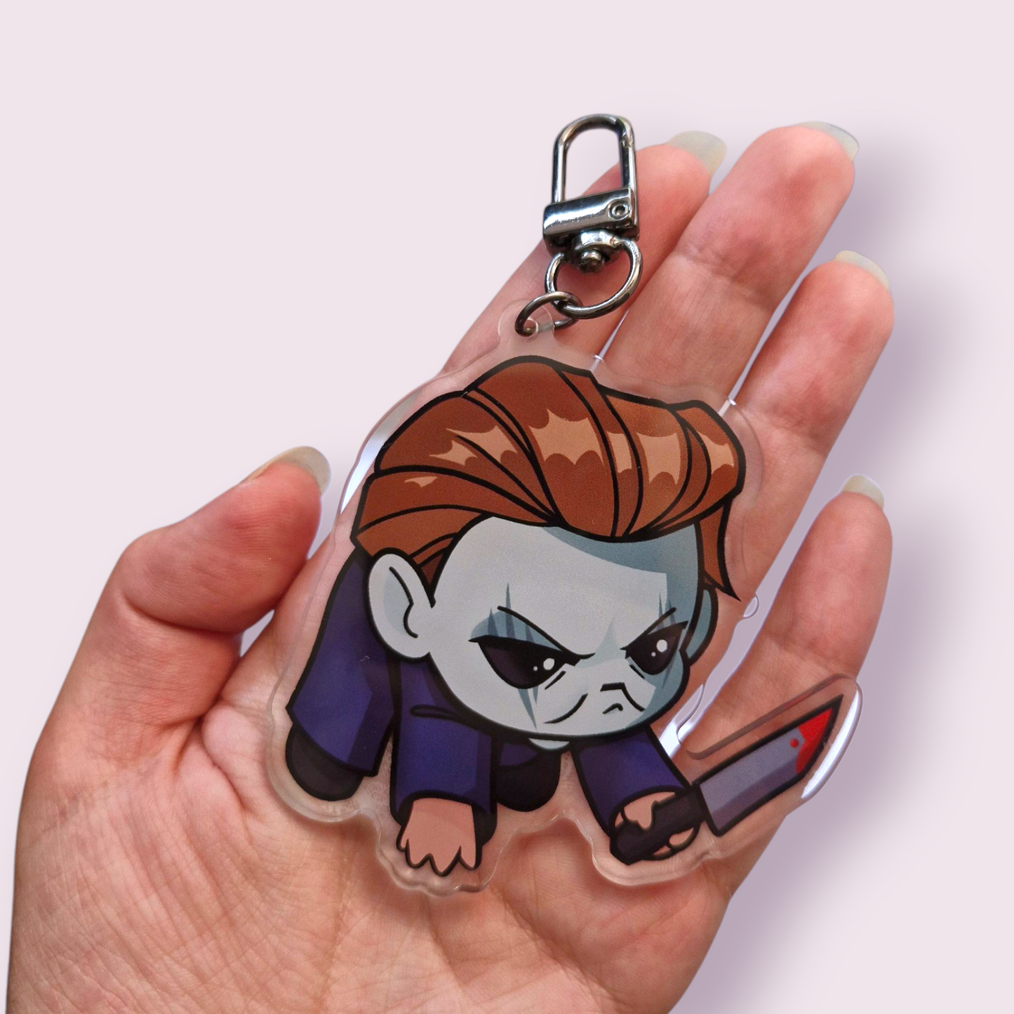 Halloween Michael Myers Inspired Hanging Keyring