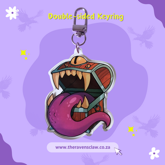 DnD Mimic inspired Keyring