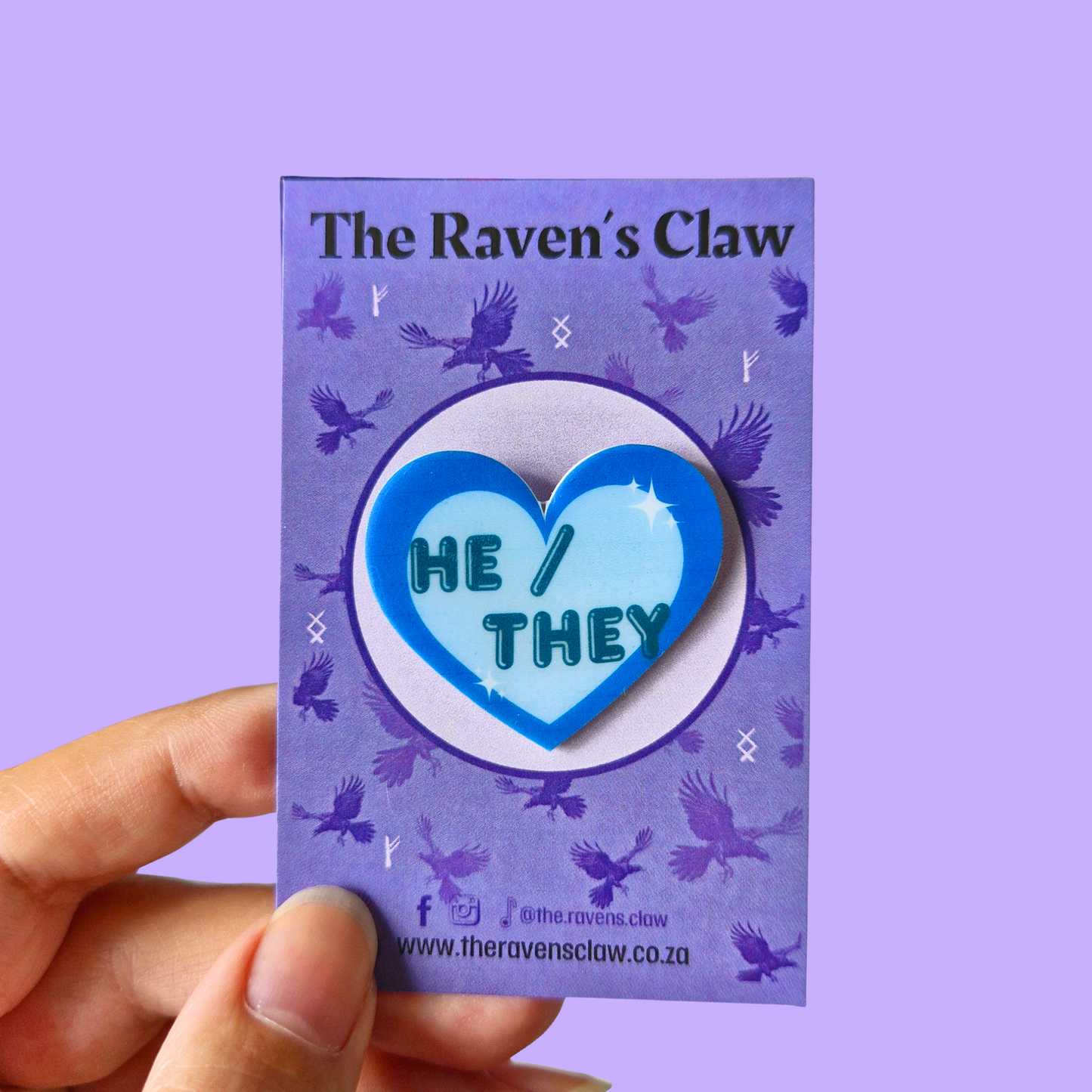 Pronoun Shrink Film Pins