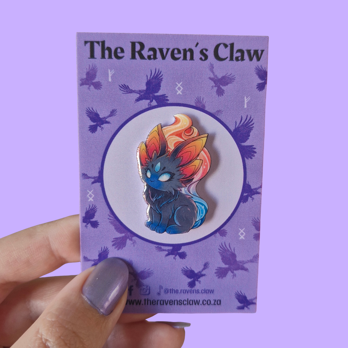 Cosmic Kitty Shrink Film Pin