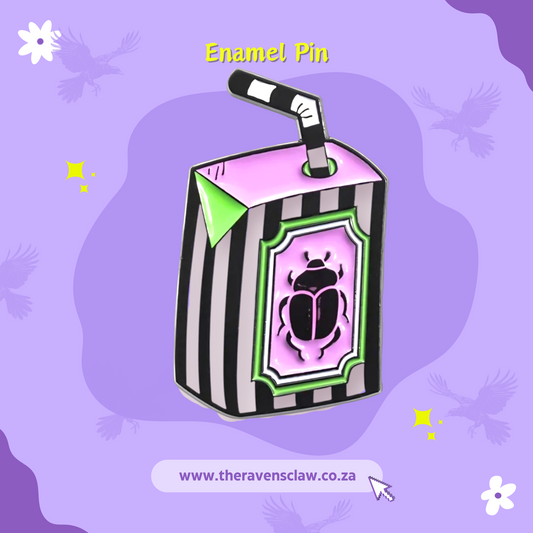 Beetlejuice inspired Juice Box Pin