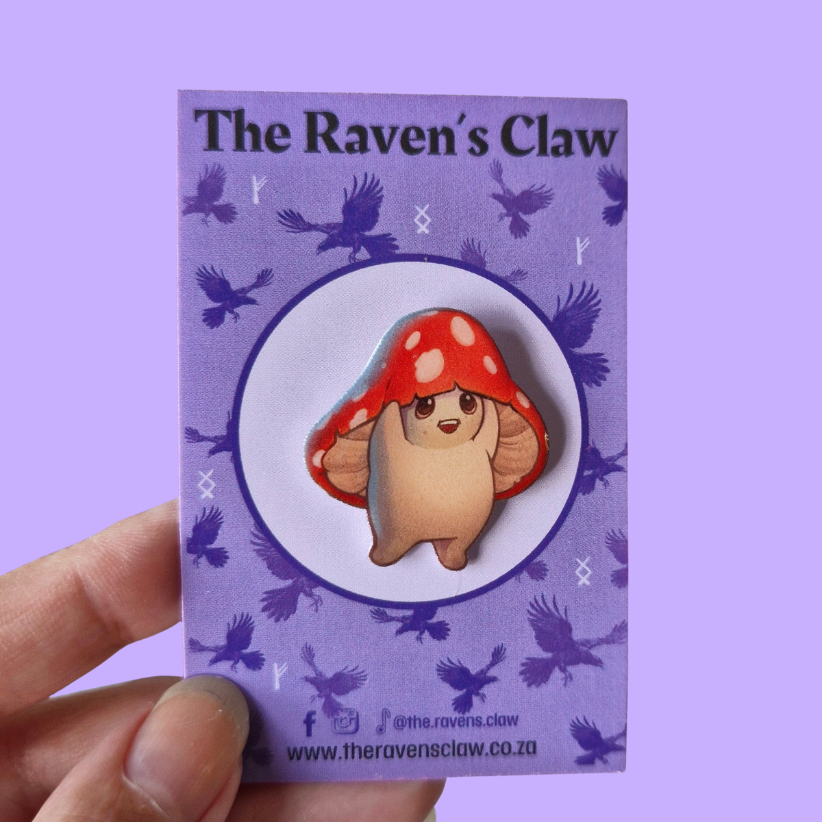 Happy Fungi Shrink Film Pin