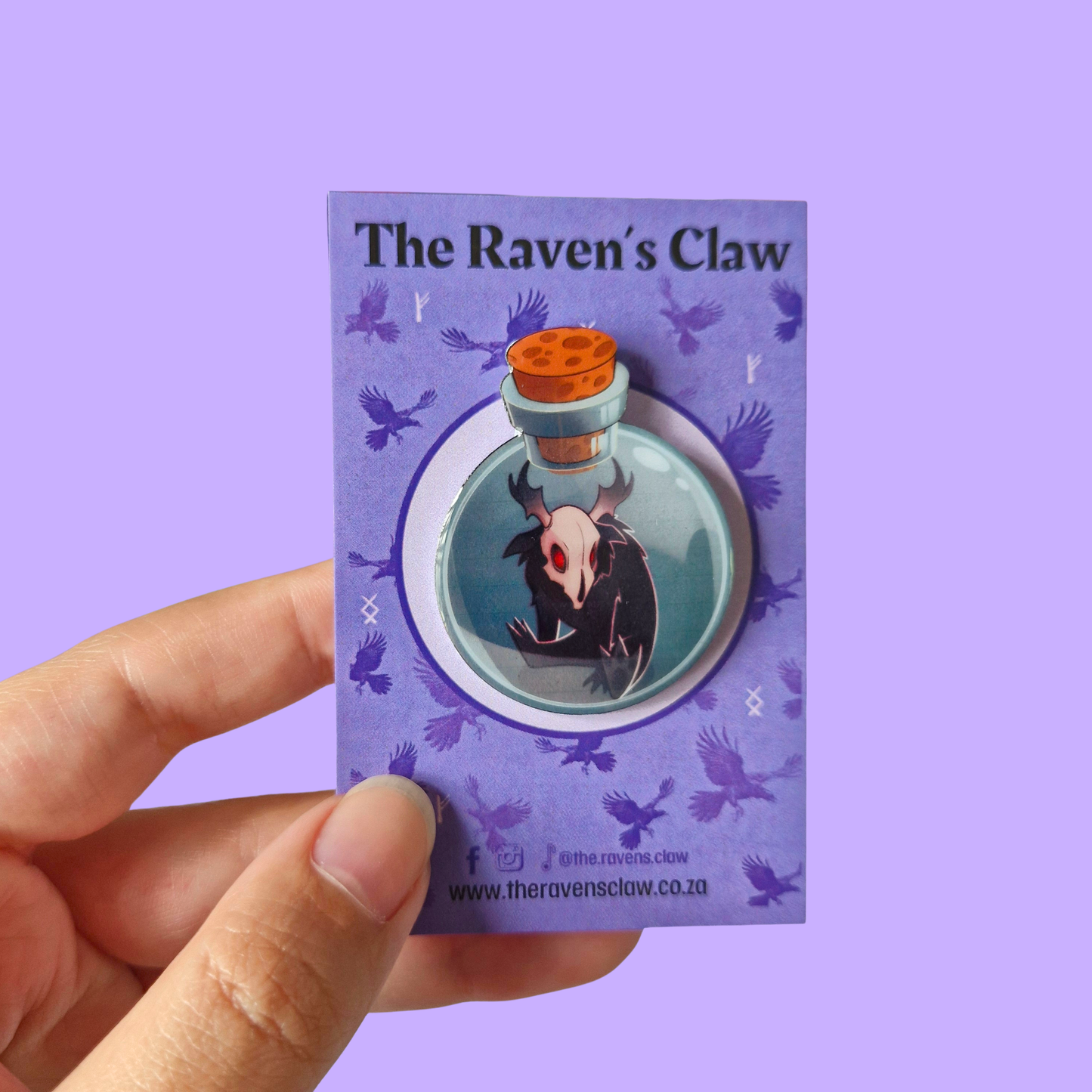 Wendigo inspired Shrink Film Pin