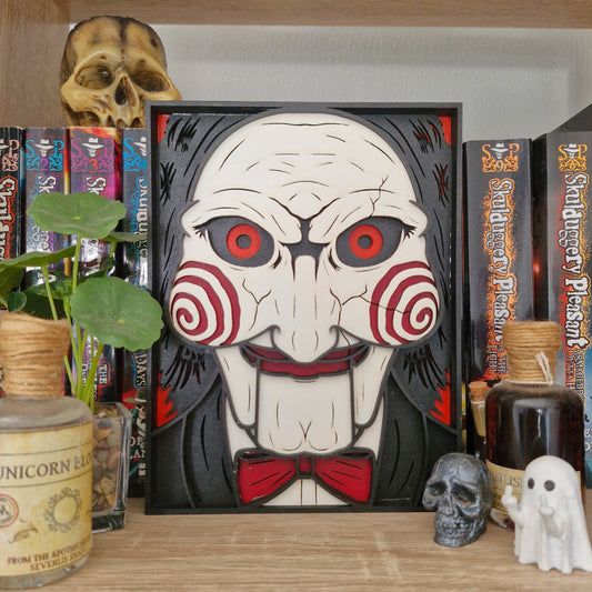 Saw Inspired Jigsaw 3D Layered Wall Art