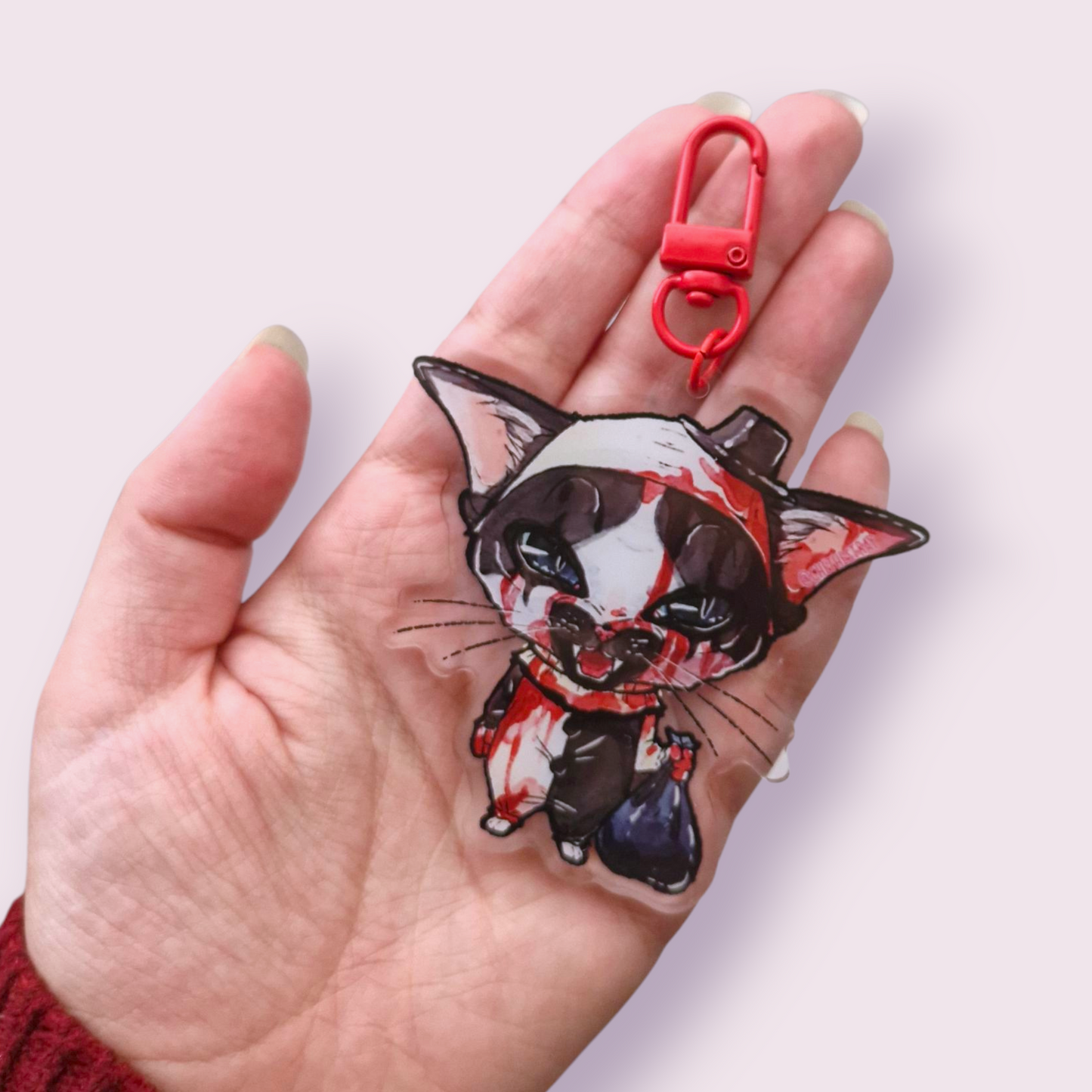 Terrifier Cat Keyring