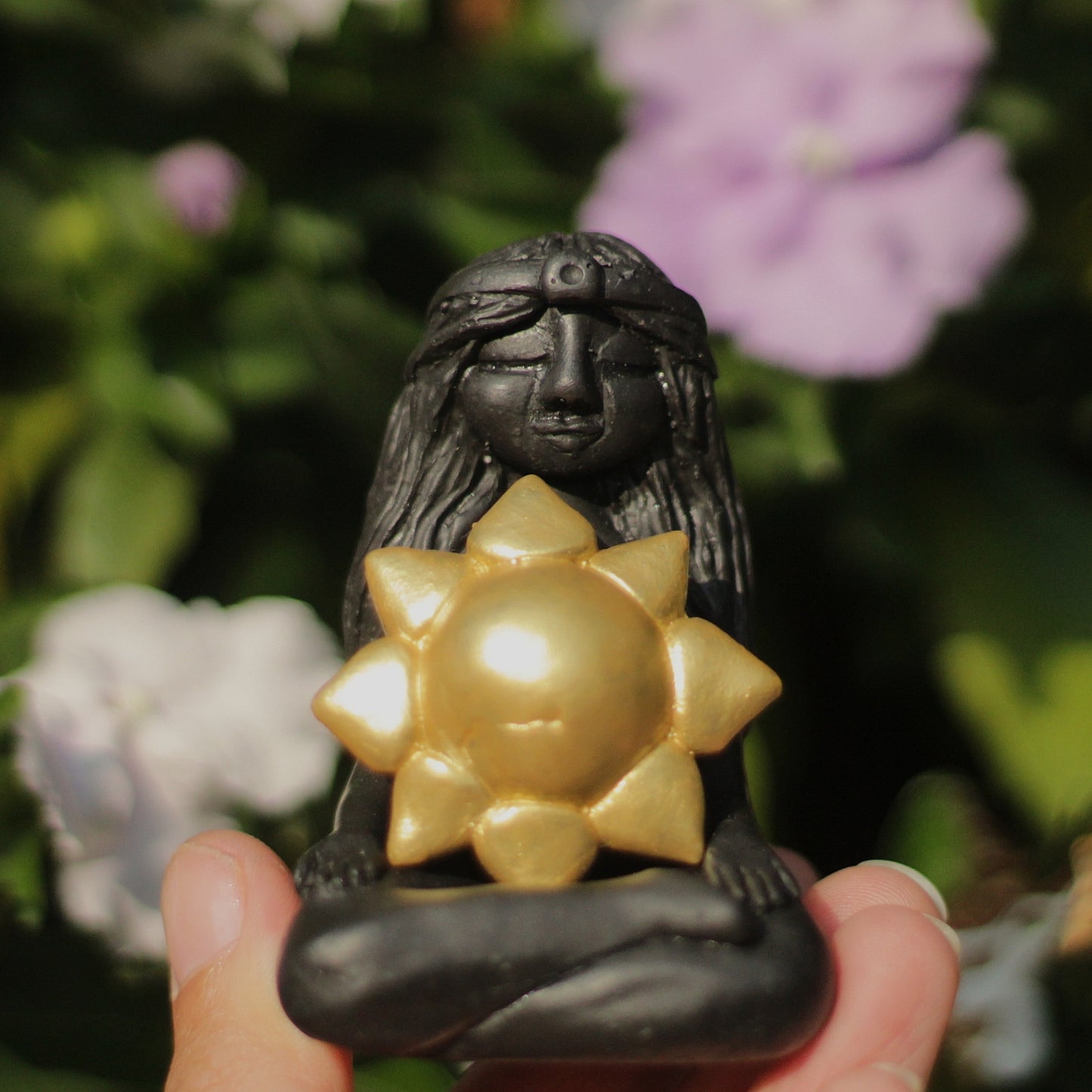 These gorgeous statues have been hand-carved here in South Africa by the incredible artist, Jaded Dragon Creations. A must have piece for any spiritual practitioner. Height: 6.5cm
