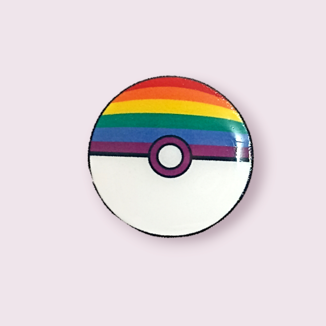 Pokémon Inspired LGBTQIA+ Pride Pin