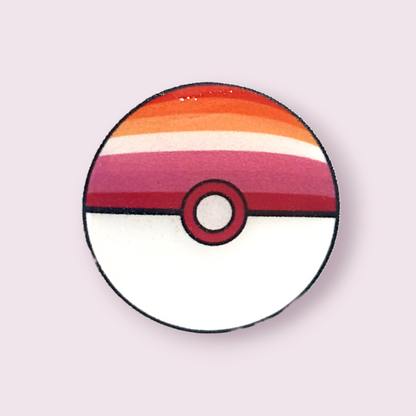 Pokémon Inspired LGBTQIA+ Pride Pin