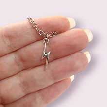 Load image into Gallery viewer, Harry Potter Inspired Lightning Bolt Necklace

