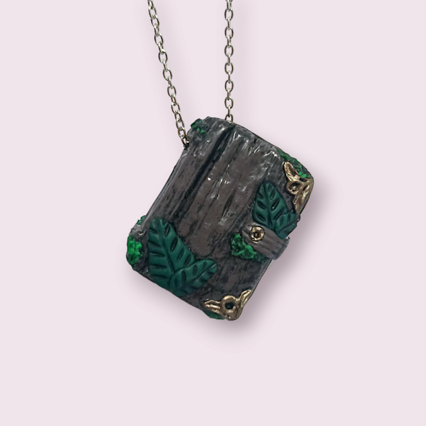 Forest Book Necklace