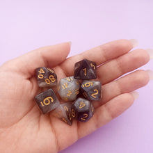 Load image into Gallery viewer, Grey Galaxy Dice Set
