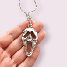 Load image into Gallery viewer, Scream inspired Ghostface Necklace
