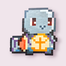 Load image into Gallery viewer, Pokémon inspired Squirtle Pixel Art
