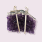 Make a statement with these stunning sword earrings, perfect for anyone trying to edge up their jewellery collection. Pendant size roughly 5.5cm for Medium and 8cm for Large. Material: zinc alloy. If you have a nickel allergy, please add a note to your order at checkout and I’ll switch the alloy hooks to nickel free hooks. 